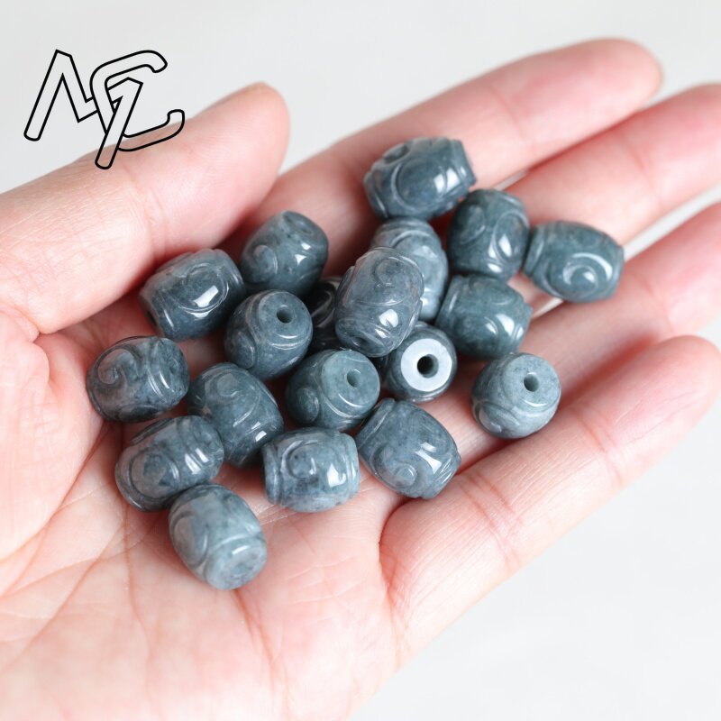 5PC Natural Blue Water Jade Ri - Bracelets 评论和价格