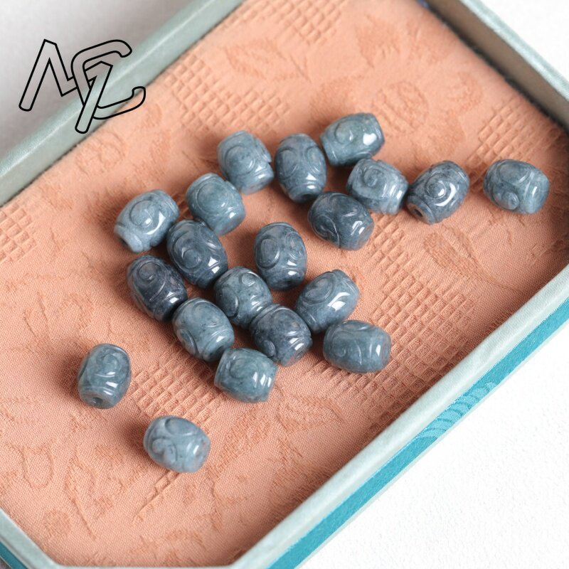 5PC Natural Blue Water Jade Ri - Bracelets 评论和价格