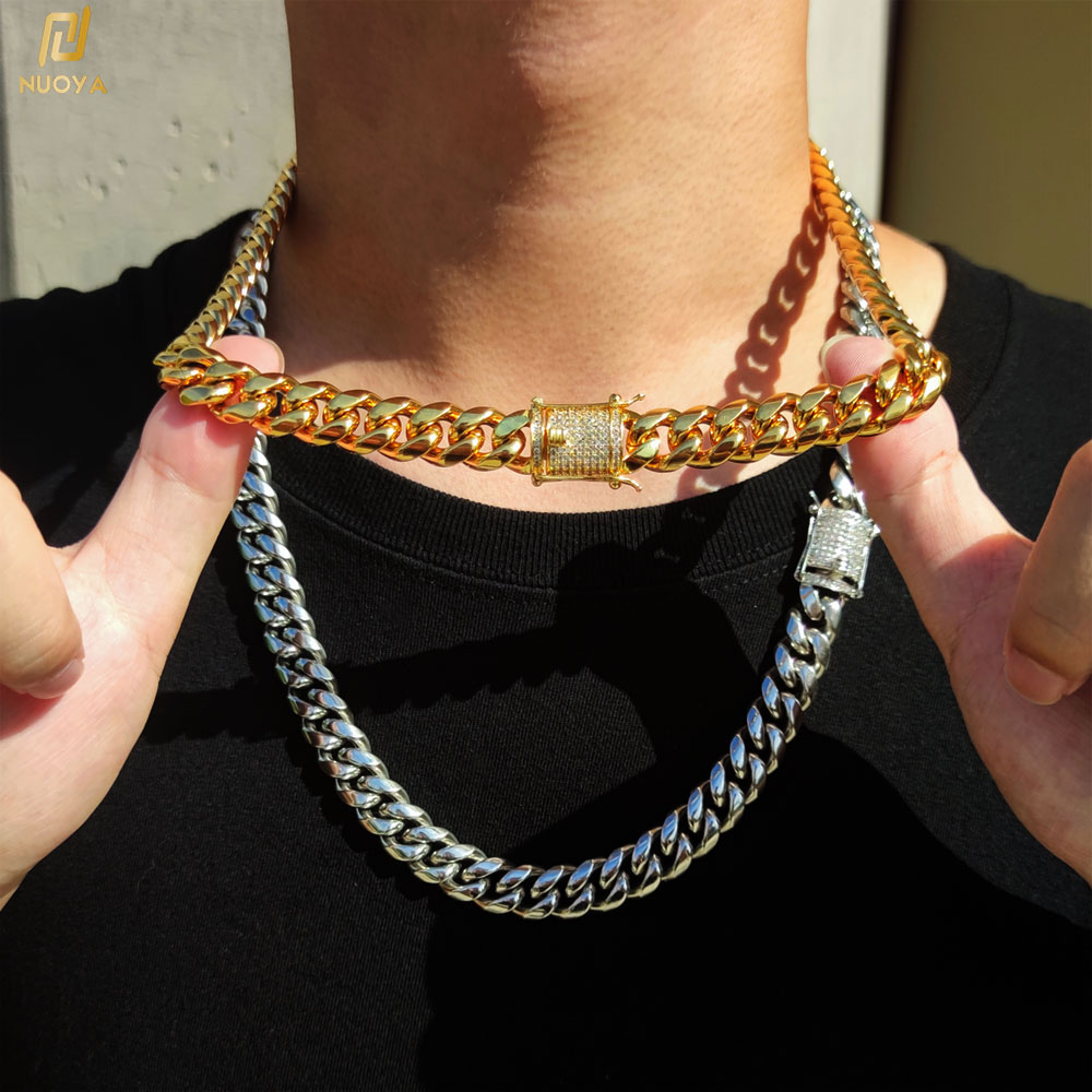 6-12mm Hip Hop Cuban Chain Ice - Cuban Link Chain 12Mm 评论和价格