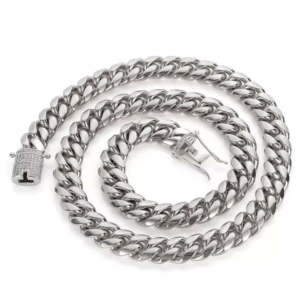 6-12mm Hip Hop Cuban Chain Ice - Cuban Link Chain 12Mm 评论和价格