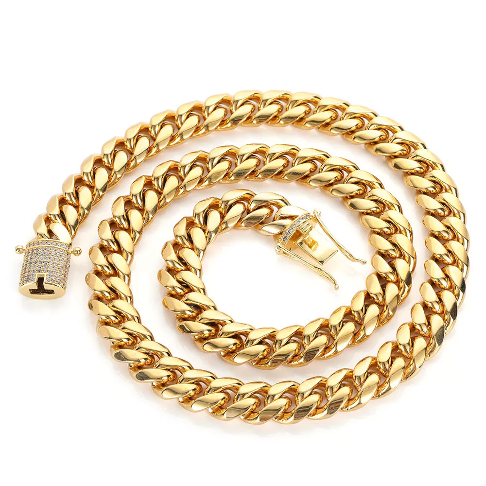 6-12mm Hip Hop Cuban Chain Ice - Cuban Link Chain 12Mm 评论和价格