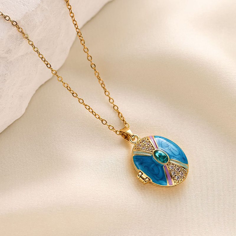 ANENJERY 316L Stainless Steel  - Heart Locket Necklace Photo 评论和价格