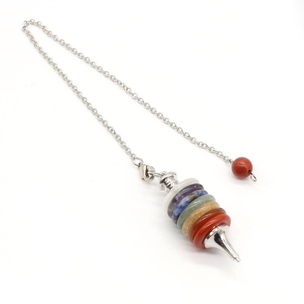 Natural Stone Chakra Pendulum  - Crystal Pendant Necklace Natural Stone 评论和价格