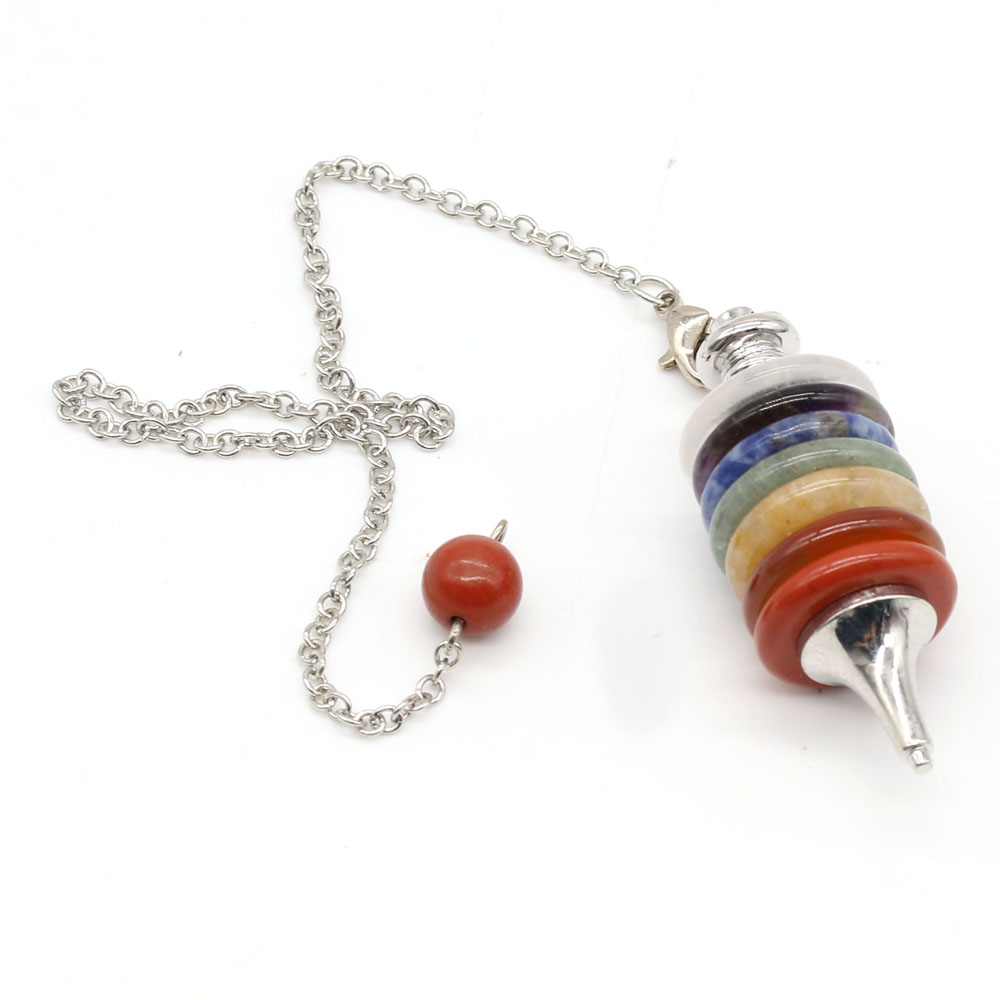 Natural Stone Chakra Pendulum  - Crystal Pendant Necklace Natural Stone 评论和价格