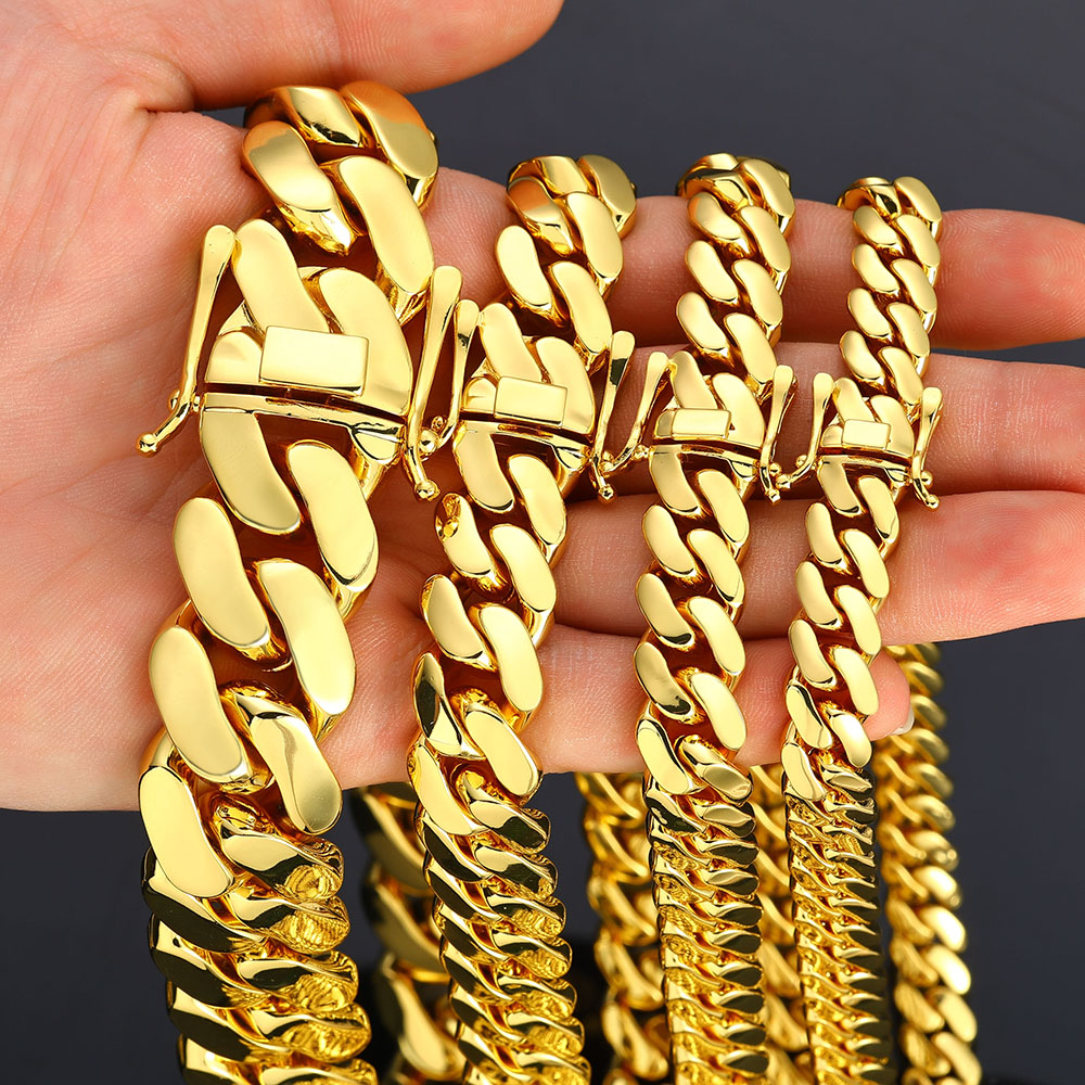 Wholesale 10mm/12mm/15mm/20mm  - Cuban Link Chain 12Mm 评论和价格
