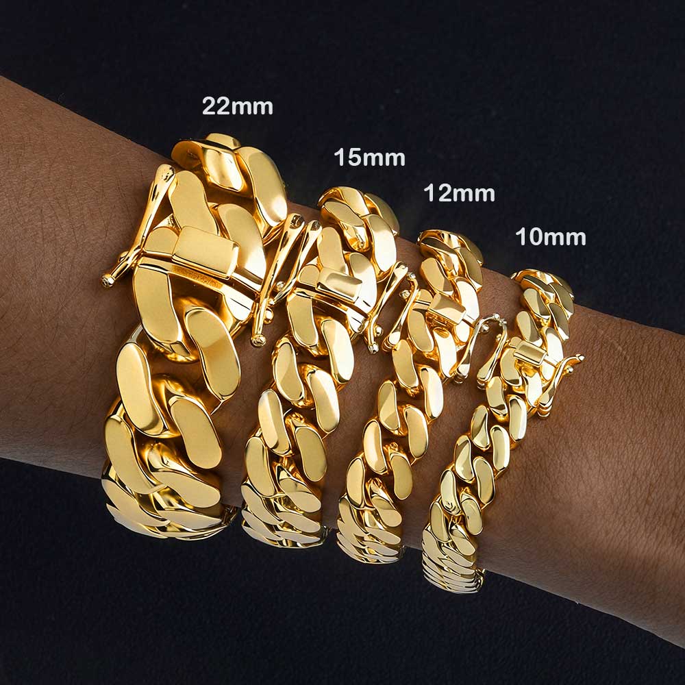 Wholesale 10mm/12mm/15mm/20mm  - Cuban Link Chain 12Mm 评论和价格