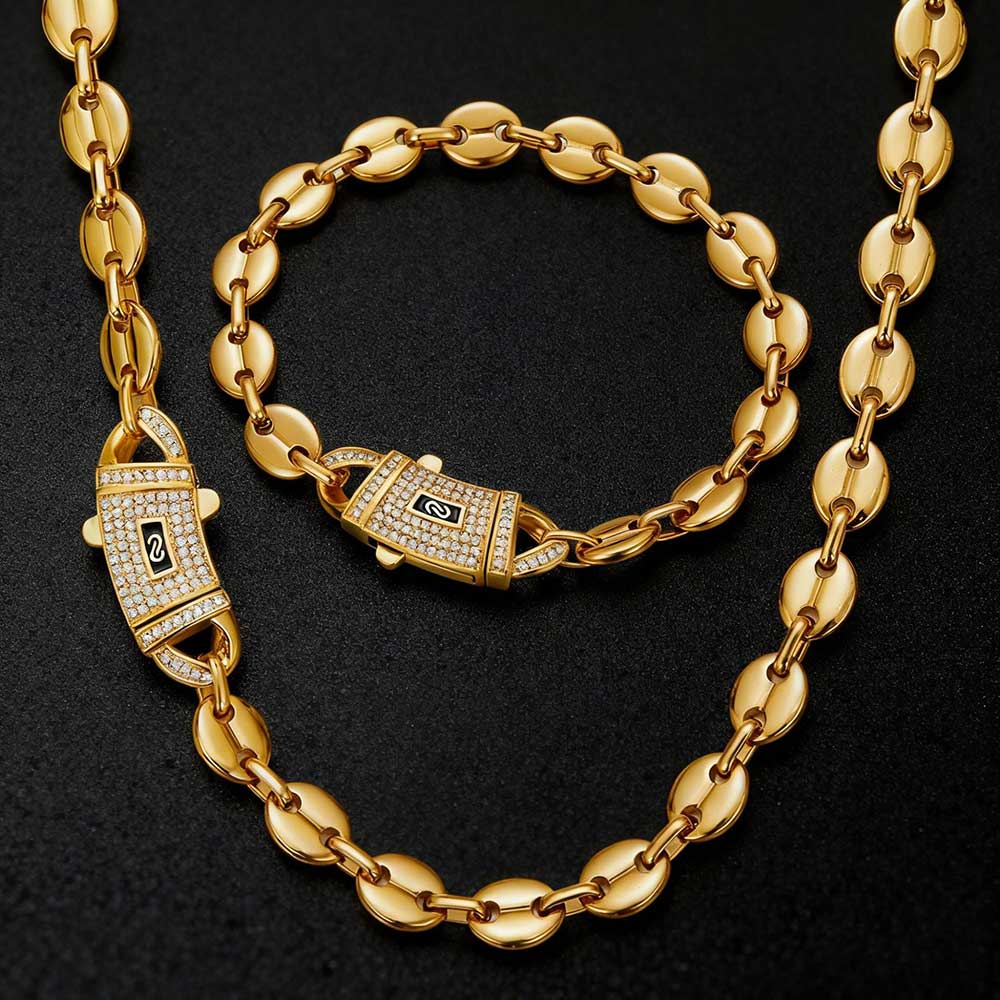 HHIOK Hip Hop Jewelry 8Mm/10Mm - Cuban Link Chain 12Mm 评论和价格