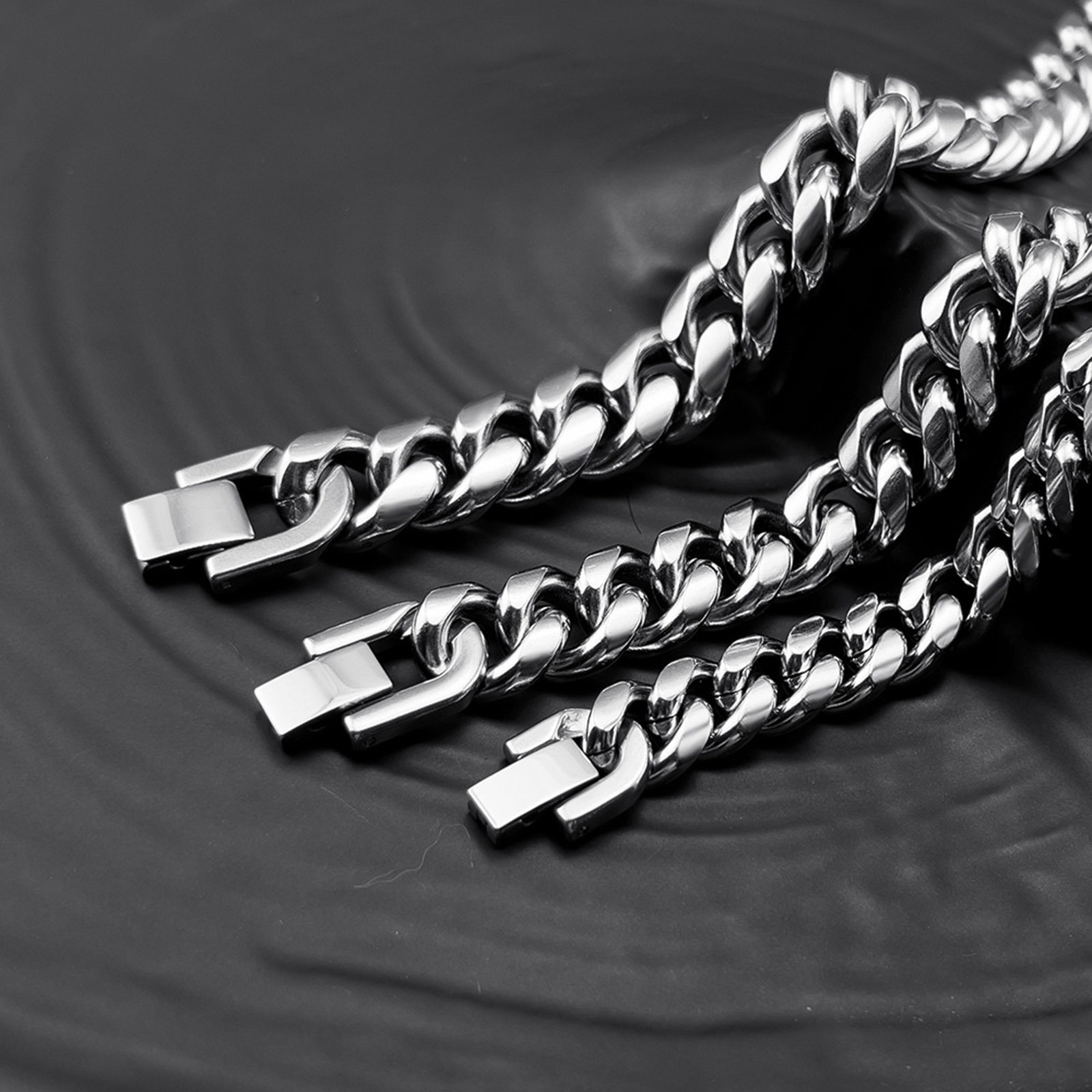 6-12MM Cuban Chain Mens Bracel - Cuban Link Chain 12Mm 评论和价格