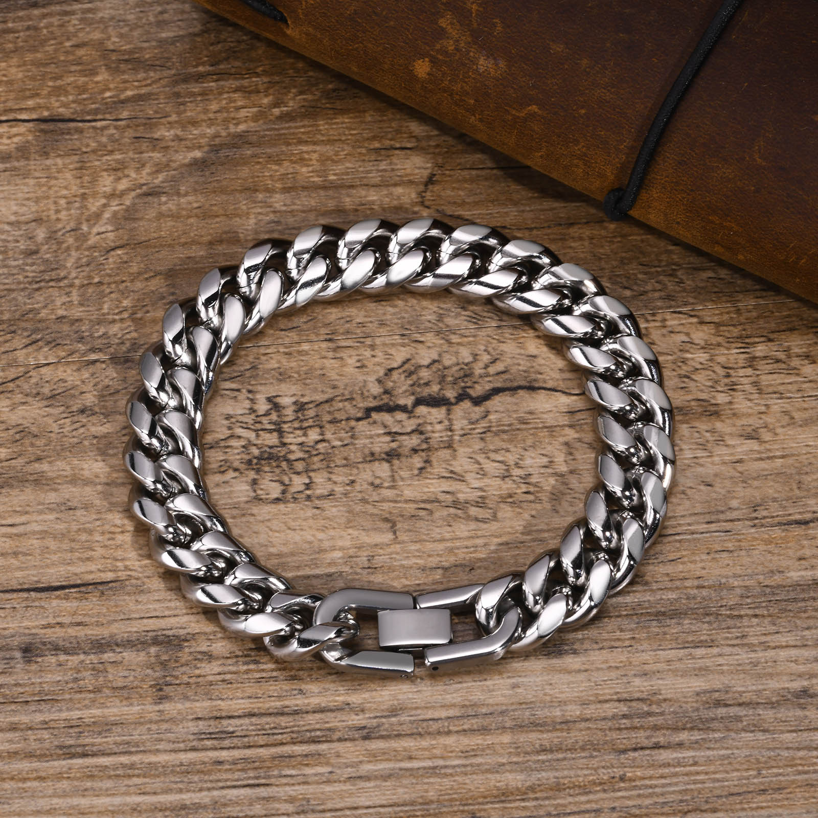 6-12MM Cuban Chain Mens Bracel - Cuban Link Chain 12Mm 评论和价格