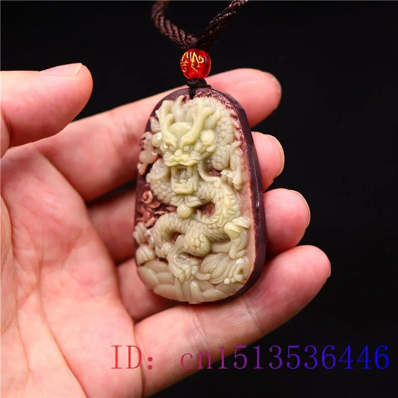 Purple Robe Jade Dragon Pendan - Necklaces 评论和价格