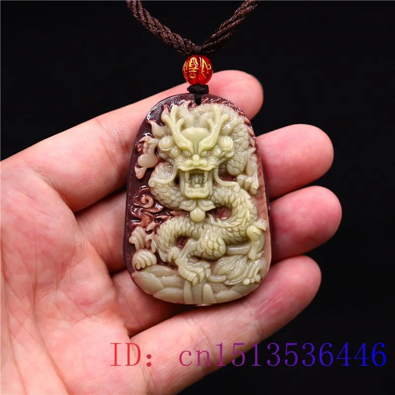 Purple Robe Jade Dragon Pendan - Necklaces 评论和价格