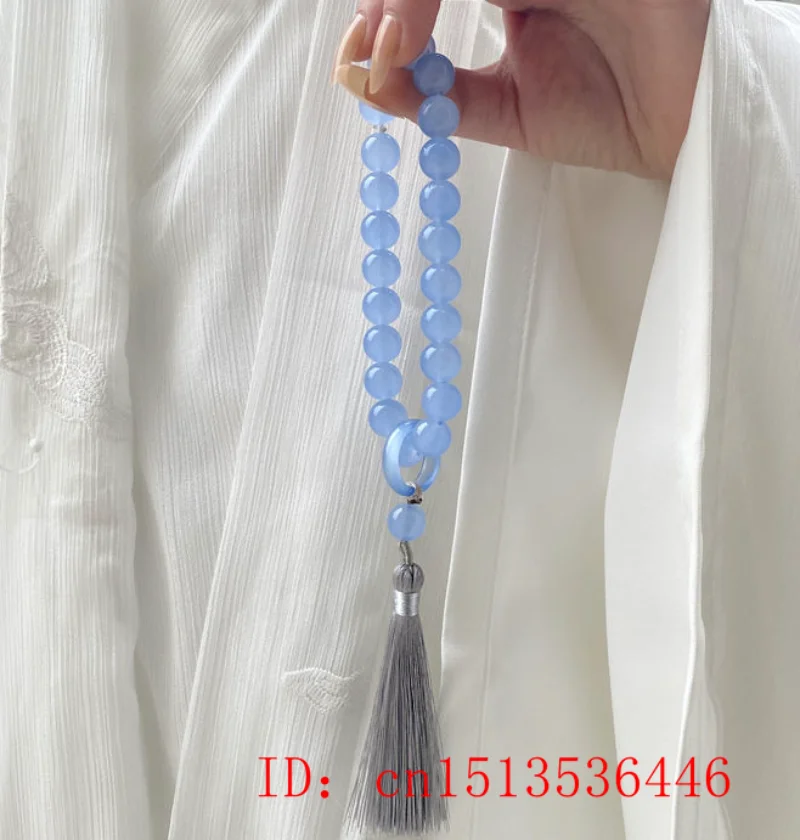 Green Jade Stone 12mm Beads Ta - Necklaces 评论和价格
